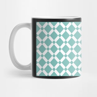 Abstract pattern - blue and white. Mug